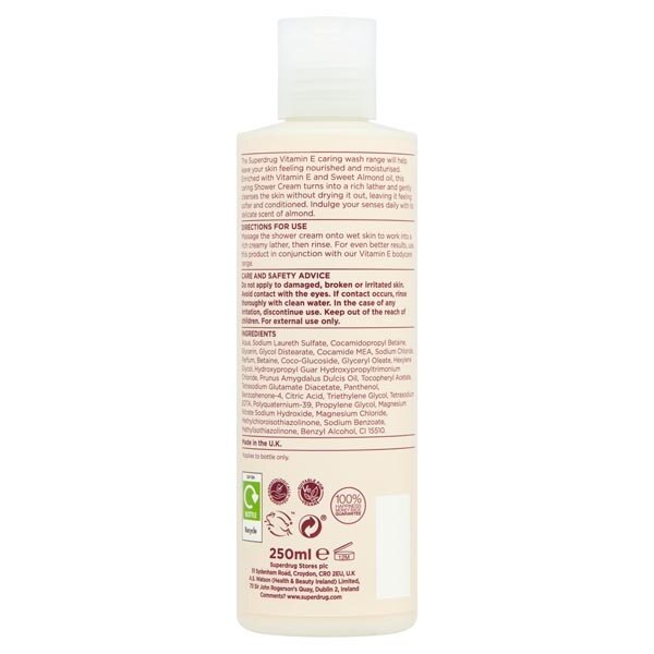 Vitamin E & Almond Body Wash 250ML GOODS Superdrug   