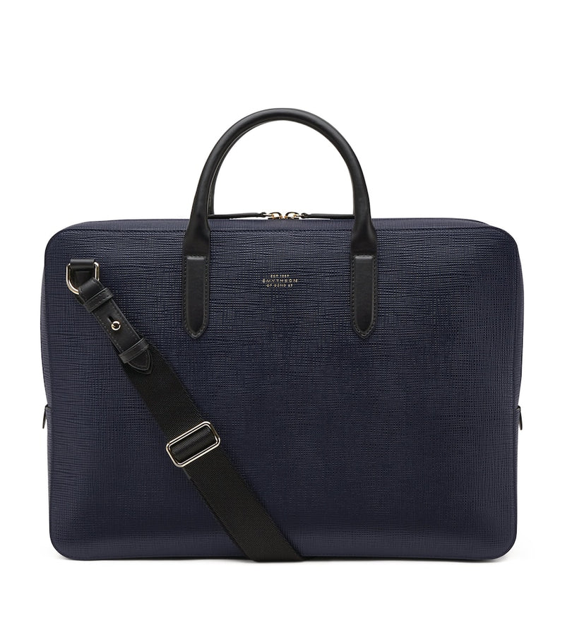 Smythson Leather Briefcase (British brand)