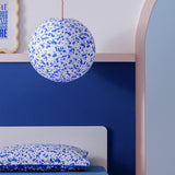 Habitat blue patterned lampshade 50cm imported from the UK