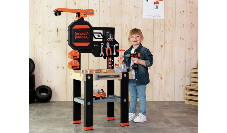 Smoby Black + Decker Builder Toy Workbench GOODS Argos