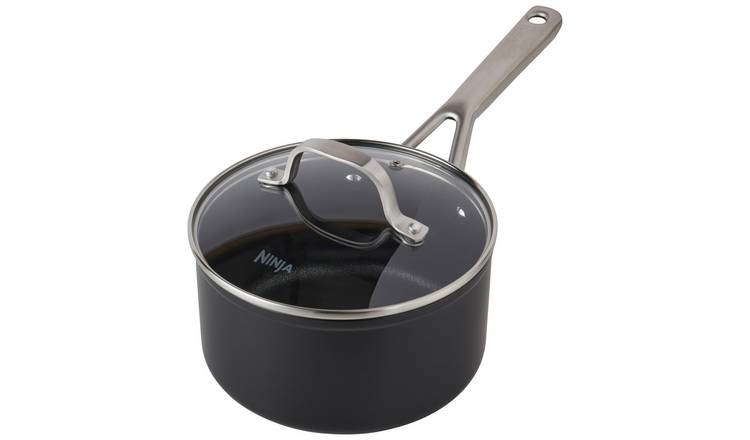 Ninja Zerostick Essentials 18cm aluminium saucepan with lid - British product