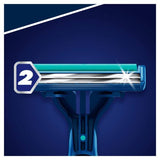 Gillette Blue II Plus Slalom Men's Disposable Razors x8 GOODS Superdrug   