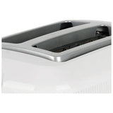 Cookworks Texture Tilly 2 slice toaster white, UK version