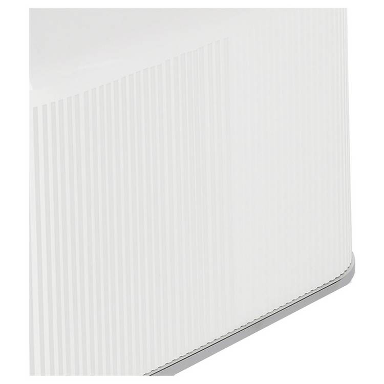 Cookworks Texture Tilly 2 slice toaster white, UK version