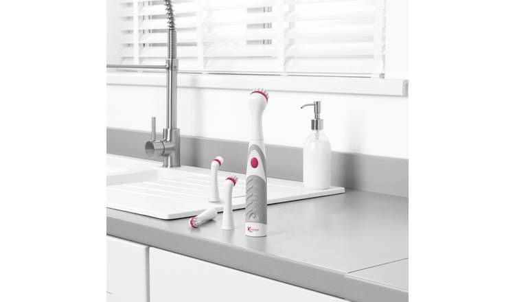 Kleeneze Deep Clean Power Scrubber Brush with 4 Heads