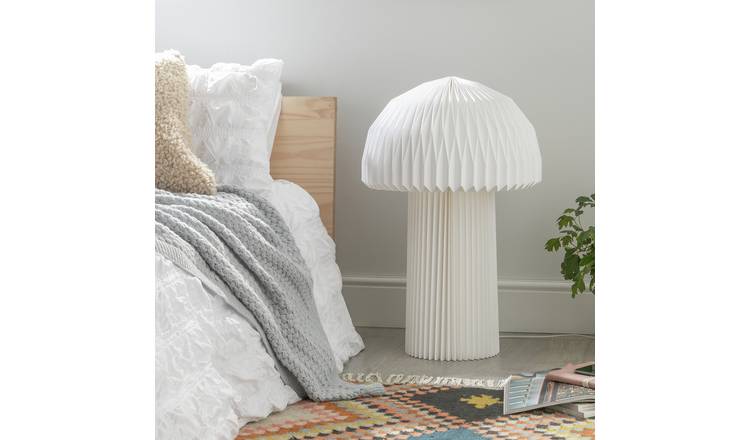 Habitat Origami mushroom floor lamp white H70 D50cm (British brand)