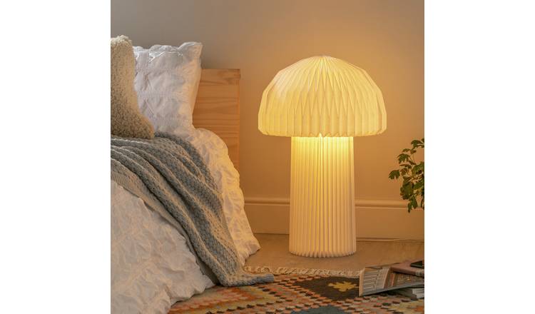 Habitat Origami mushroom floor lamp white H70 D50cm (British brand)