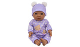 Tiny Treasures Lilac Baby Doll 14 inch - British brand