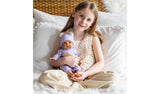 Tiny Treasures Lilac Baby Doll 14 inch - British brand