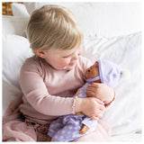 Tiny Treasures Lilac Baby Doll 14 inch - British brand
