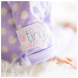 Tiny Treasures Lilac Baby Doll 14 inch - British brand