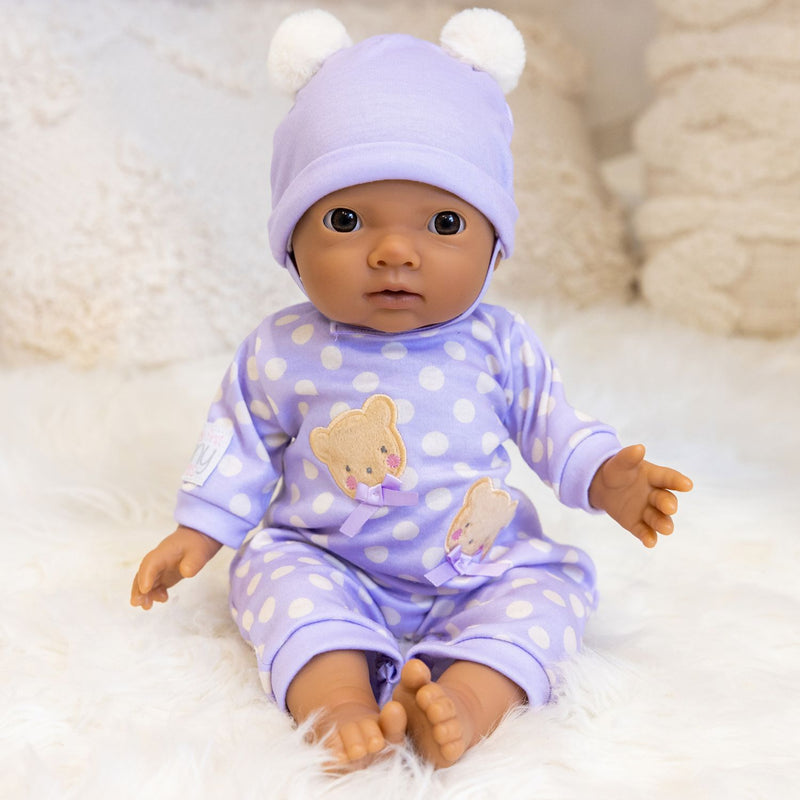 Tiny Treasures Lilac Baby Doll 14 inch - British brand