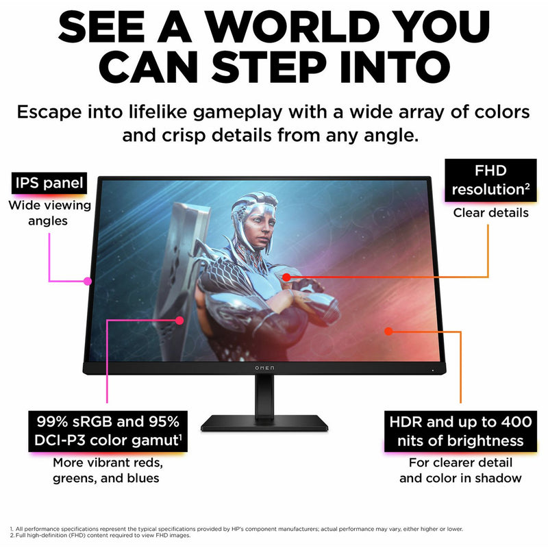 HP Omen 27in 165Hz gaming monitor - British product