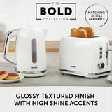 Breville Bold 2 slice toaster white, imported from the UK