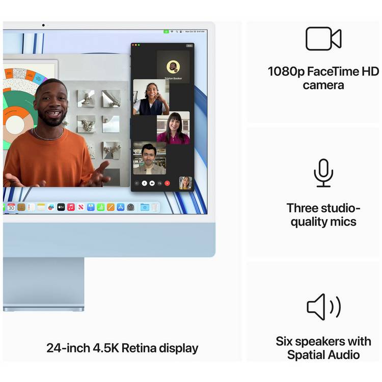 Apple iMac M3 24-inch 512GB SSD, UK version