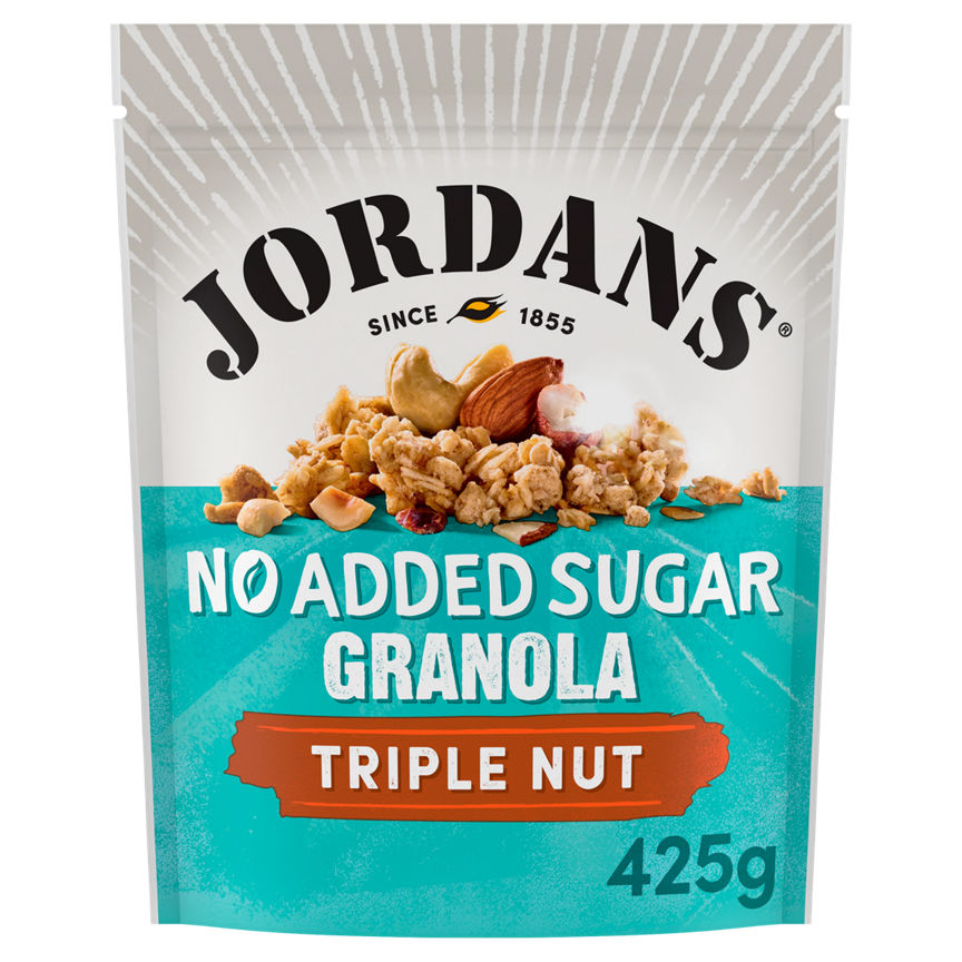 Jordans No Added Sugar Granola Triple Nut 425g GOODS ASDA   