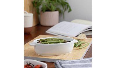 Argos Habitat Riko 21cm Small Porcelain Oval Roaster- Buy online at McGrocer