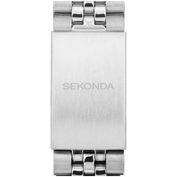 Sekonda men's blue dial stainless steel watch (British brand)