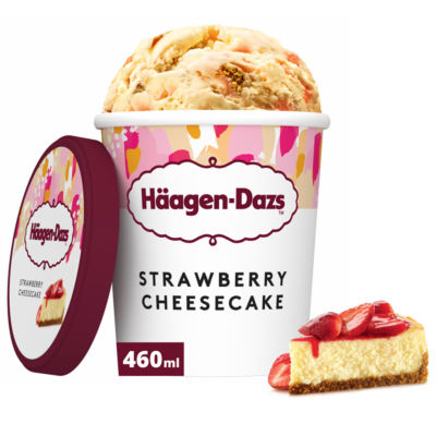 Häagen-Dazs Strawberry Cheesecake Ice Cream Frozen Treat 460ml