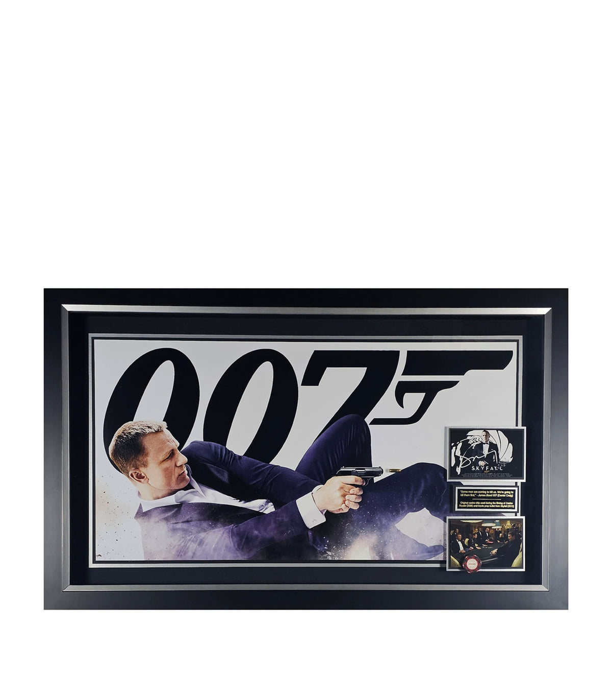 Leipzig Galleries James Bond Skyfall signed framed poster, UK version
