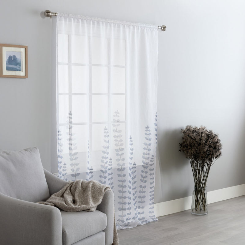 Argos Home white voile curtain 149x229cm (British brand)