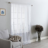 Argos Home white voile curtain 149x229cm (British brand)