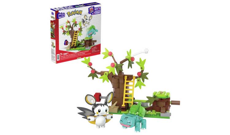 MEGA Pokémon Emolga & Bulbasaur Charming Woods Building Set