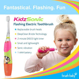 Brush Baby KidzSonic Pink Electric Toothbrush 3-6 Yrs GOODS M&S   