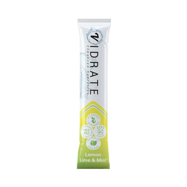 ViDrate Zero Sugar Hydration Sachets Lemon Lime & Mint X 8 GOODS Superdrug   