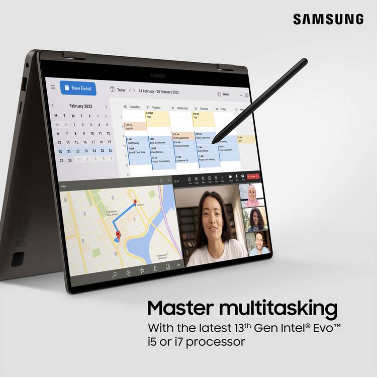 Samsung 2-in-1 laptop 13.3in i5 8GB 256GB - British product