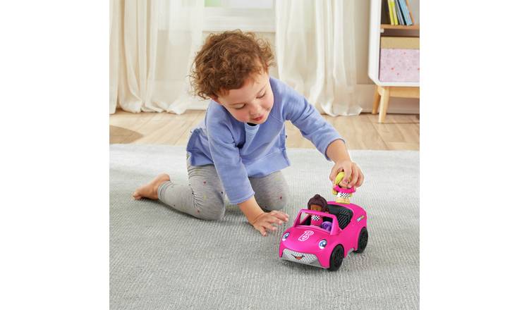 Fisher Price Little People Barbie convertible and figures, imported from the UK