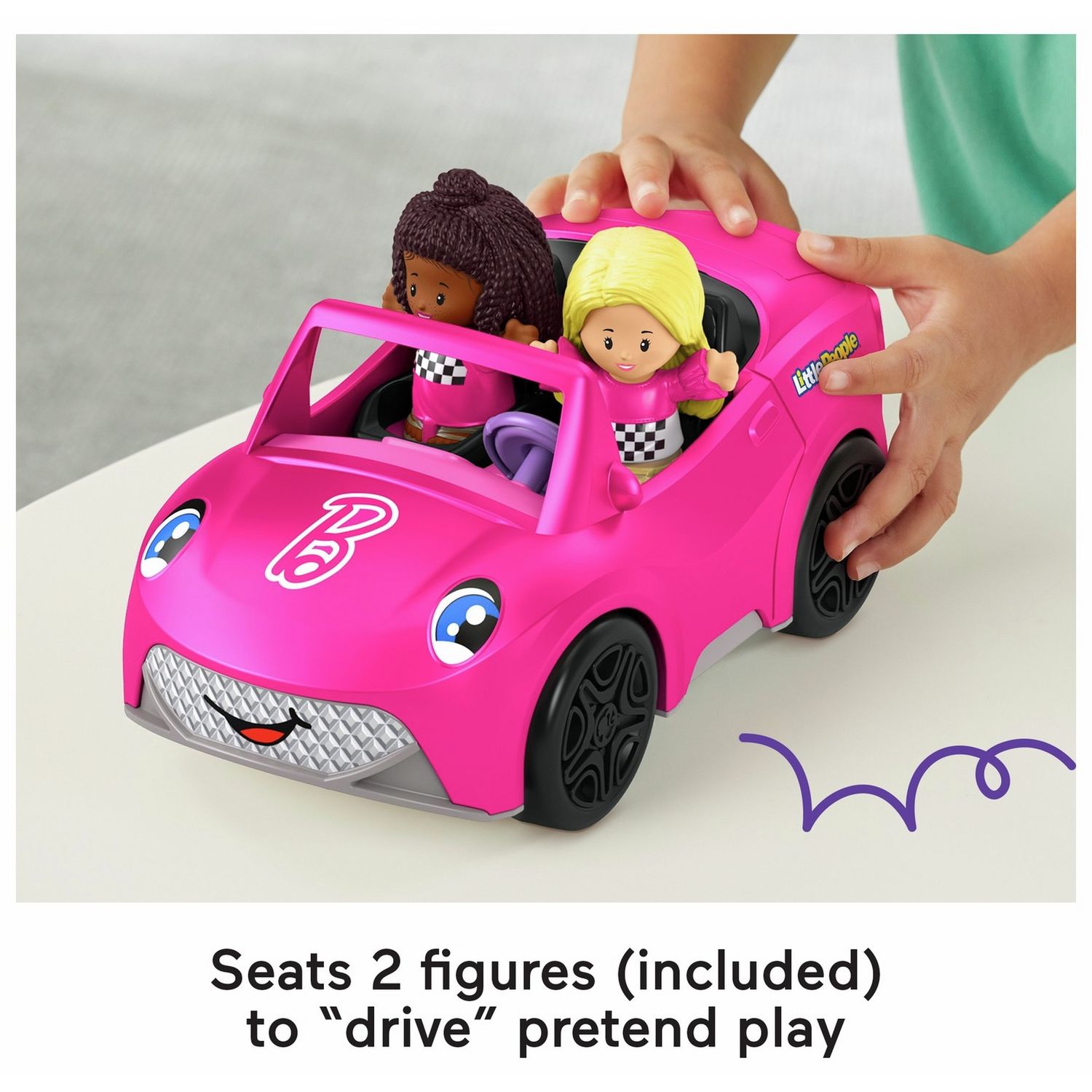 Fisher Price Little People Barbie convertible and figures, imported from the UK