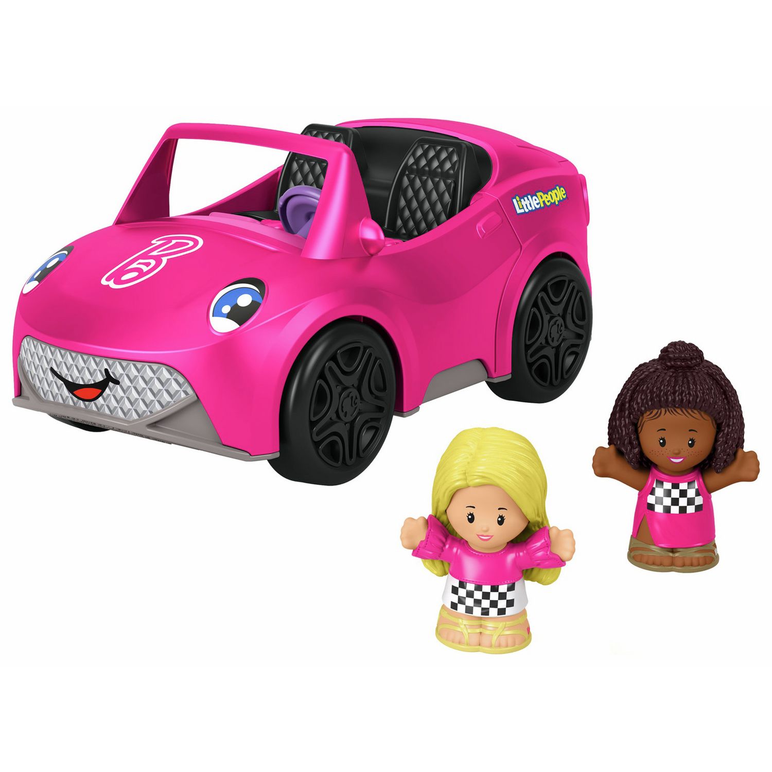 Fisher Price Little People Barbie convertible and figures, imported from the UK