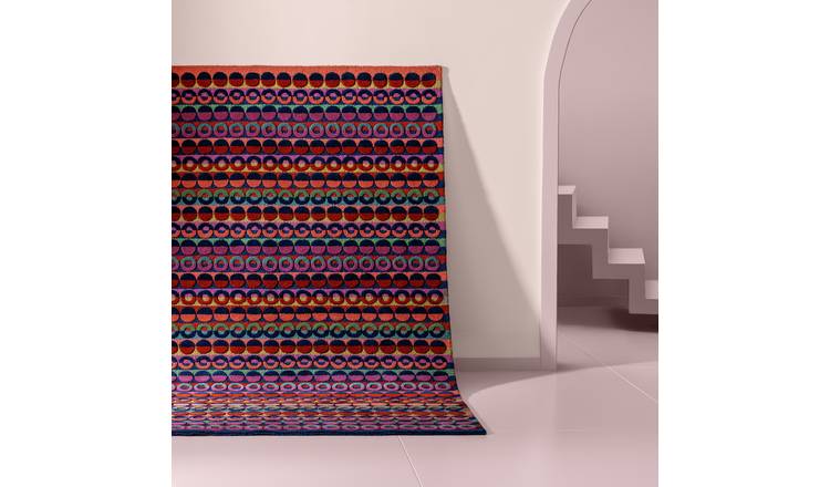 Habitat Ronda wool rug geometric design 160x230cm, imported from the UK