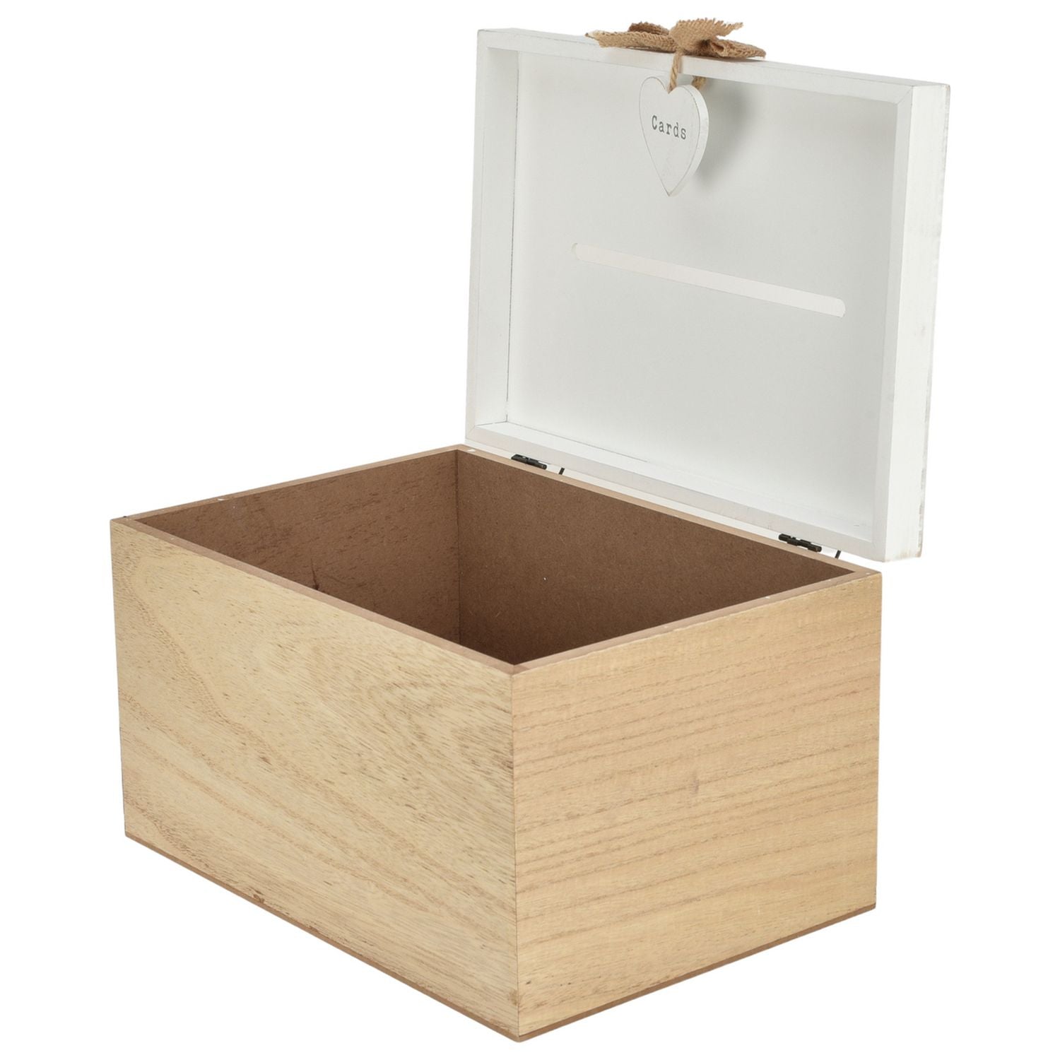 Love Story Mr & Mrs card box, eucalyptus leaf design (British brand)