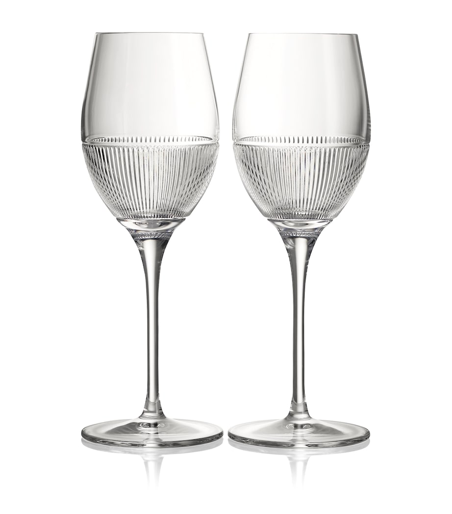 Wedgwood Helia crystal wine glasses set of 2 - British product