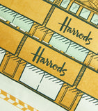 Harrods set of 2 Building Legacy tea towels, UK version