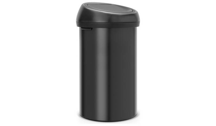 Brabantia touch bin matt black 60L - British product