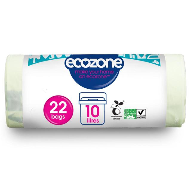 Ecozone Compostable Caddy Liners 10L   22 per pack GOODS M&S   