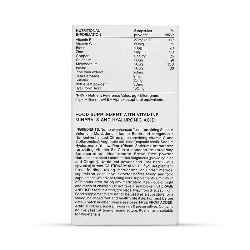 Wild Nutrition Complete Beauty Support supplement 60 capsules (British brand)