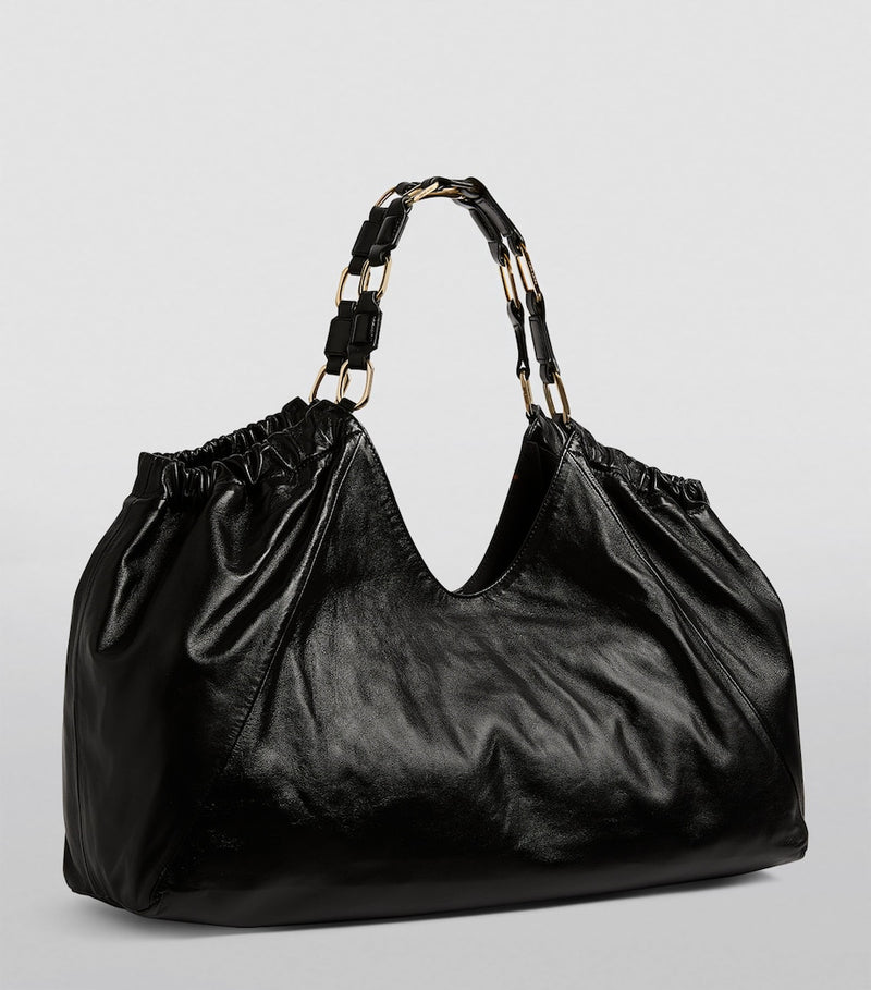 ANINE BING oversized leather tote bag, imported from the UK