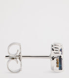 Suzanne Kalan blue sapphire diamond stud earrings 18kt white gold, UK version