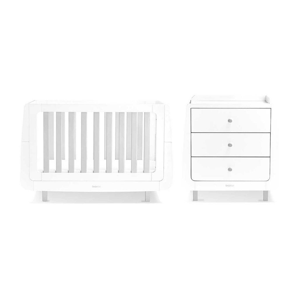 SnuzKot Mode 2 Piece Nursery Furniture Set - Grey