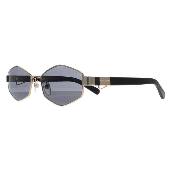 Marc Jacobs gold oversized sunglasses, imported from the UK