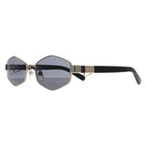 Marc Jacobs gold oversized sunglasses, imported from the UK