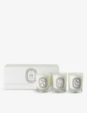 diptyque scented candle set mini three 70g candles (British brand)