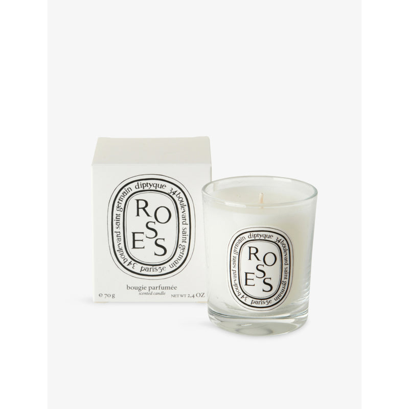 Mini scented candle with rose fragrance 70g (British brand)