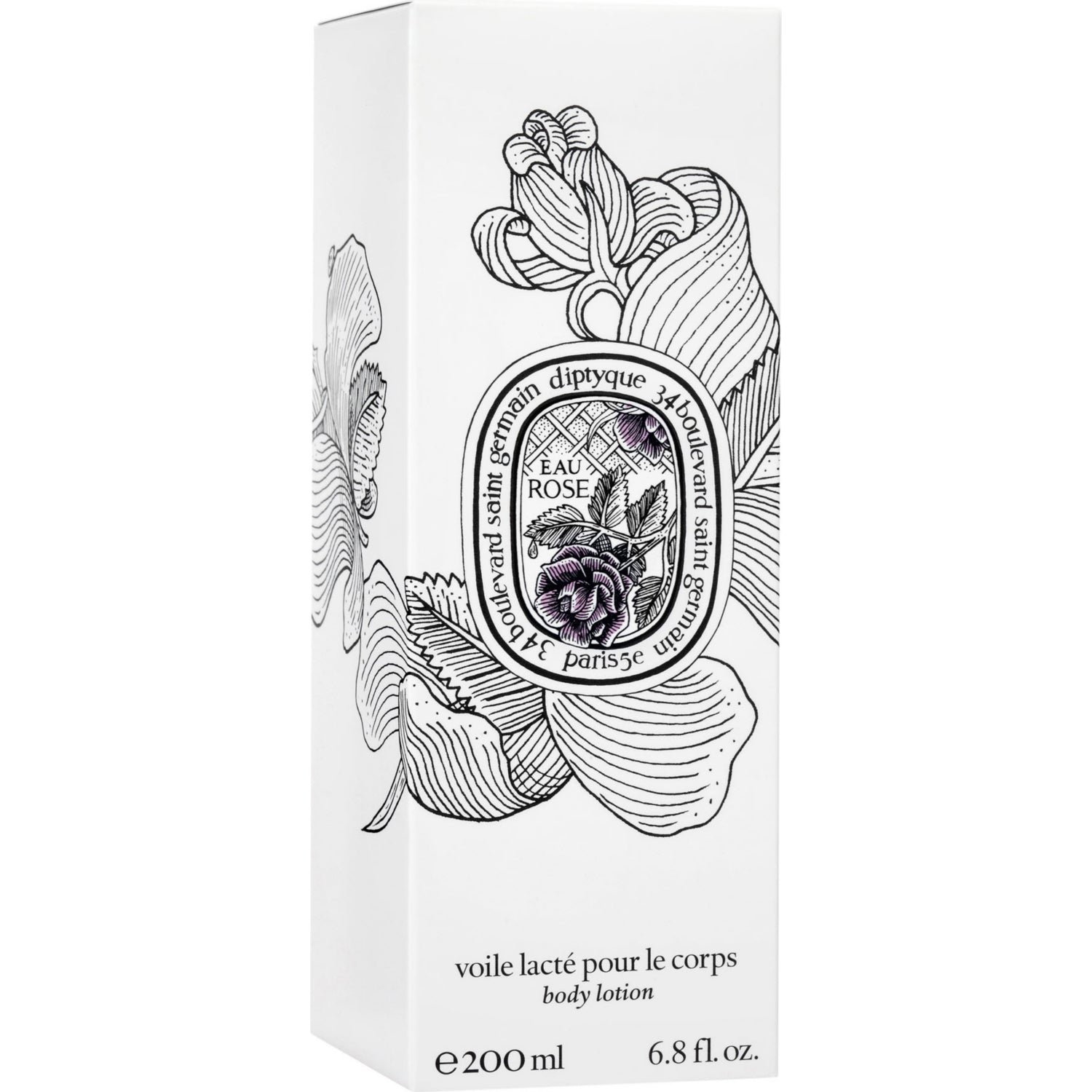diptyque Eau Rose body lotion 200ml, imported from the UK