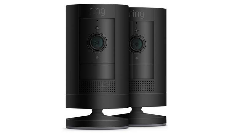Ring Stick Up Cam battery CCTV 2 pack black (British brand)