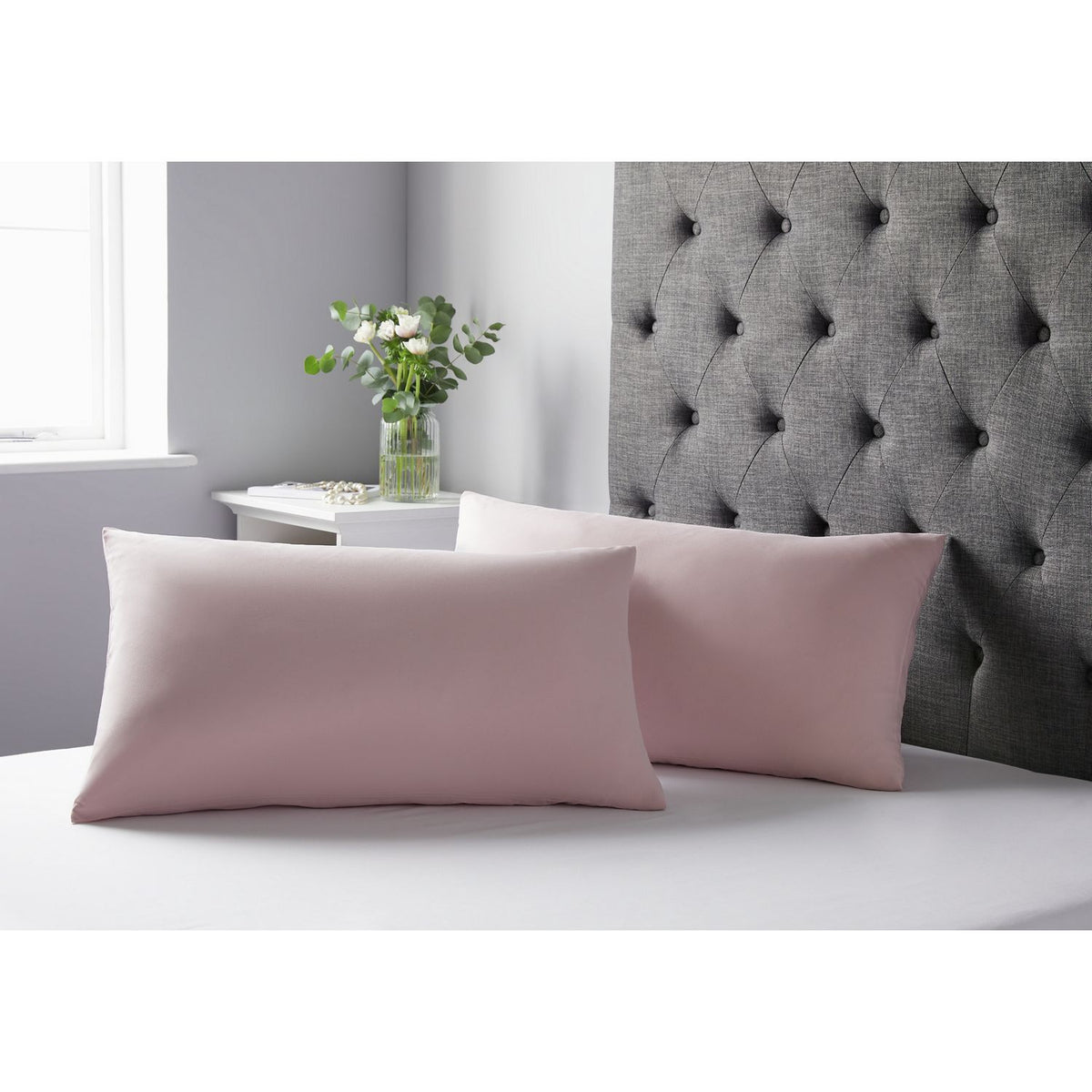 Silentnight Supersoft Standard Pillowcase Pair - Blush